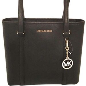 *Sold*Michael Kors Medium Sady Black Saffiano Tote